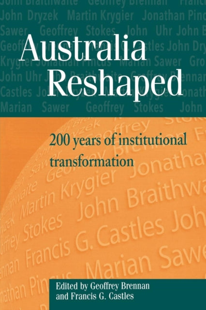 Book cover of: Australia Reshaped