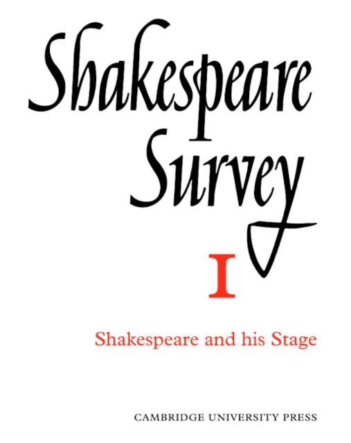 Book cover of: Shakespeare Survey. By: Allardyce Nicoll
