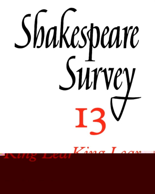 Book cover of: Shakespeare Survey. By: Allardyce Nicoll