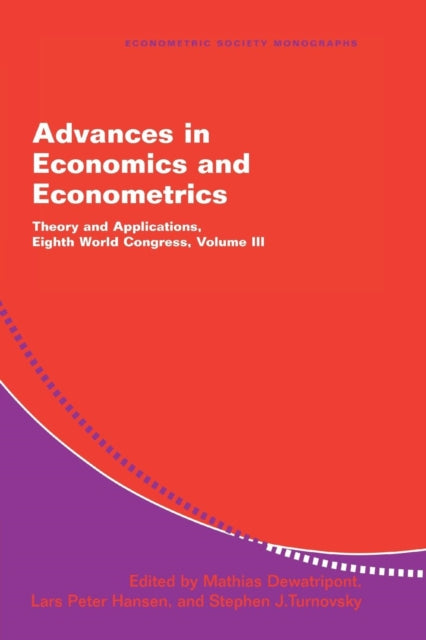 Book cover of: Advances in Economics and Econometrics