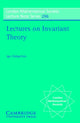 Book cover of: Lectures on Invariant Theory. By: Igor Dolgachev
