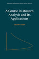 Book cover of: Course in Modern Analysis and its Applications
