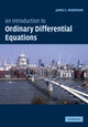 Book cover of: Introduction to Ordinary Differential Equations. By: James C. Robinson