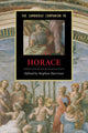 Book cover of: Cambridge Companion to Horace. By: Stephen Harrison