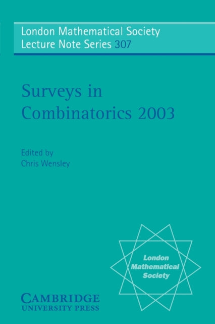 Book cover of: Surveys in Combinatorics 2003. By: C. D. Wensley