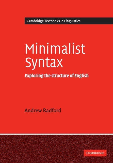 Book cover of: Minimalist Syntax
