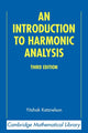 Book cover of: Introduction to Harmonic Analysis