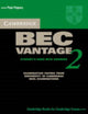 Book cover of: Cambridge BEC Vantage 2 Student's Book with Answers. By: Cambridge ESOL