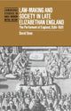 Book cover of: Law-Making and Society in Late Elizabethan England
