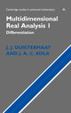 Book cover of: Multidimensional Real Analysis I