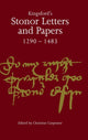 Book cover of: Kingsford's Stonor Letters and Papers 1290–1483. By: Christine Carpenter