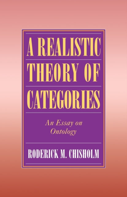 Book cover of: Realistic Theory of Categories