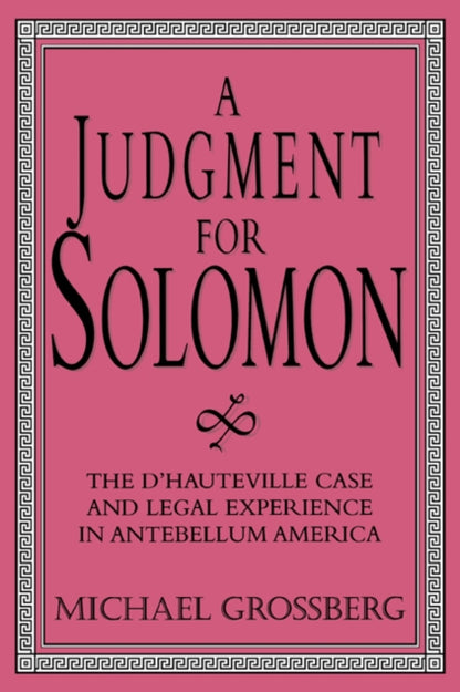 Book cover of: Judgment for Solomon