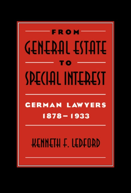 Book cover of: From General Estate to Special Interest
