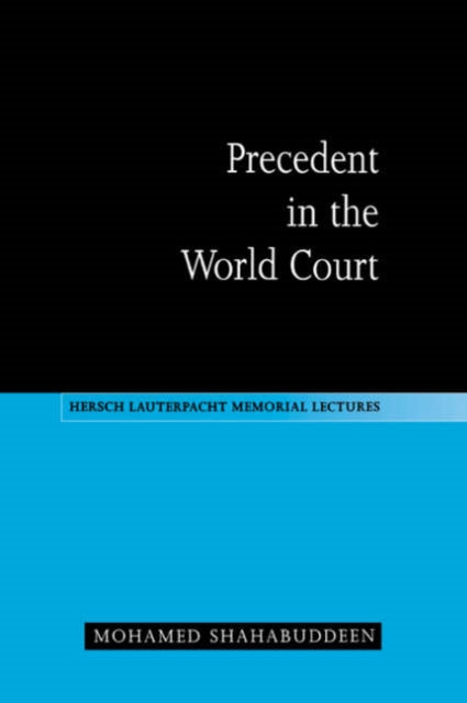 Book cover of: Precedent in the World Court