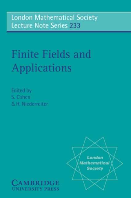 Book cover of: Finite Fields and Applications