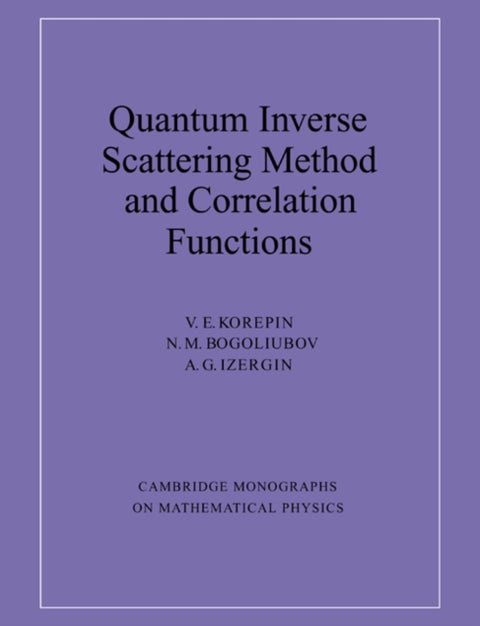 Quantum Inverse Scattering Method and Correlation Functions