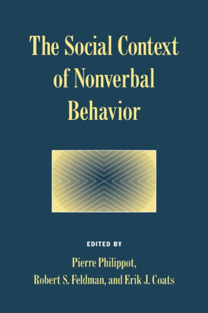 Book cover of: Social Context of Nonverbal Behavior
