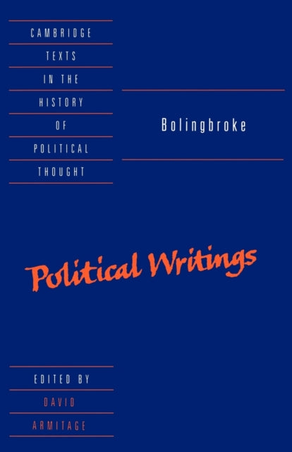 Book cover of: Bolingbroke: Political Writings