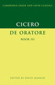 Cicero: De Oratore Book III