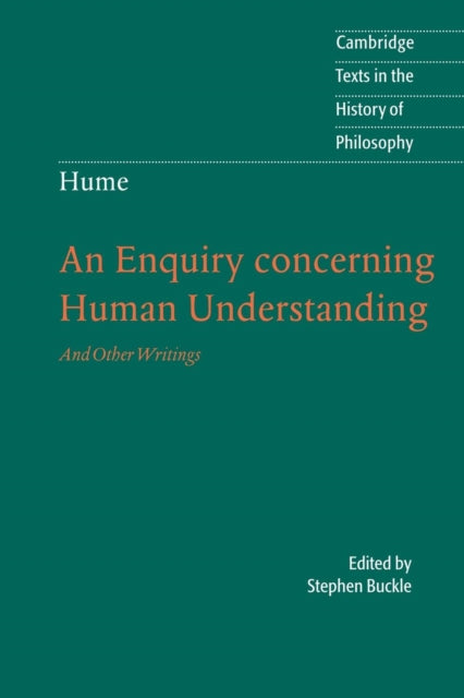 Book cover of: Hume: An Enquiry Concerning Human Understanding. By: Stephen Buckle, David Hume
