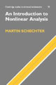 Book cover of: Introduction to Nonlinear Analysis. By: Martin Schechter