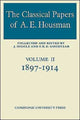 Book cover of: Classical Papers of A. E. Housman: Volume 2, 1897–1914. By: F. R. D. Goodyear