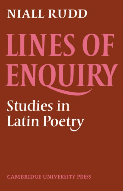 Book cover of: Lines of Enquiry. By: Niall Rudd
