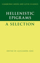 Book cover of: Hellenistic Epigrams. By: Alexander Sens