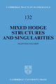 Book cover of: Mixed Hodge Structures and Singularities