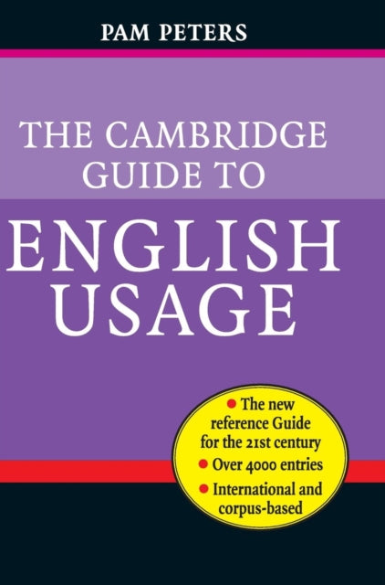 Book cover of: Cambridge Guide to English Usage