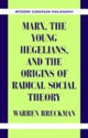 Book cover of: Marx, the Young Hegelians, and the Origins of Radical Social Theory. By: Warren Breckman