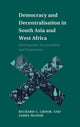 Book cover of: Democracy and Decentralisation in South Asia and West Africa