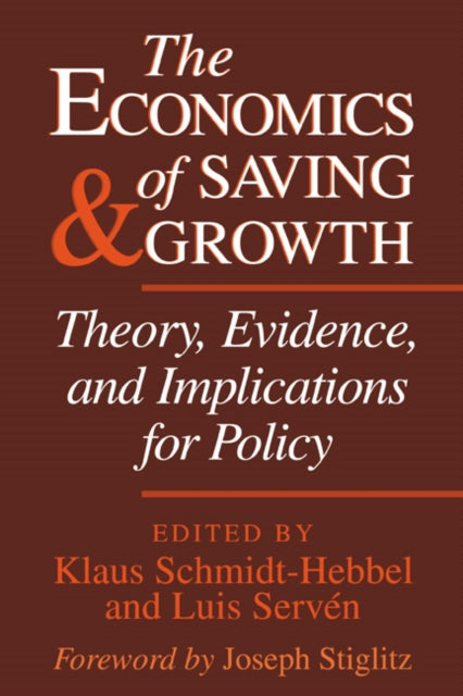 Book cover of: Economics of Saving and Growth