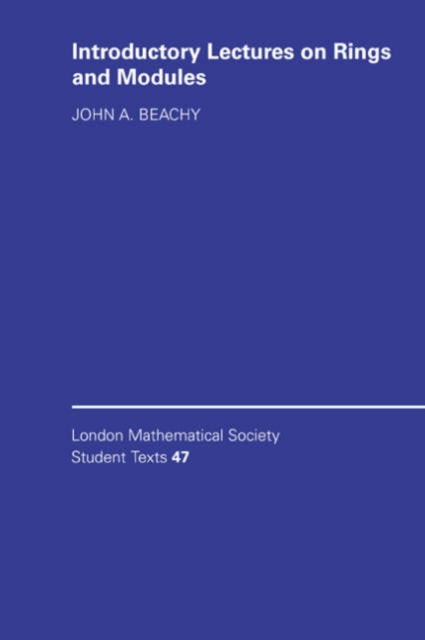 Book cover of: Introductory Lectures on Rings and Modules