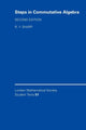 Book cover of: Steps in Commutative Algebra
