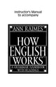 Book cover of: How English Works Instructor's Manual. By: Ann Raimes