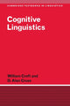 Book cover of: Cognitive Linguistics. By: William Croft