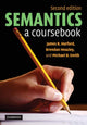 Book cover of: Semantics. By: James R. Hurford