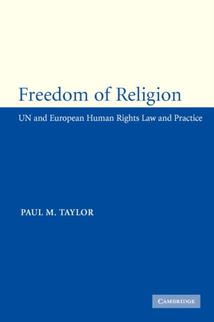 Book cover of: Freedom of Religion. By: Paul M. Taylor