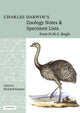 Book cover of: Charles Darwin's Zoology Notes and Specimen Lists from H. M. S. Beagle. By: Charles Darwin