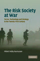 Book cover of: Risk Society at War. By: Mikkel Vedby Rasmussen