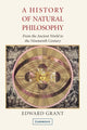 Book cover of: History of Natural Philosophy. By: Edward Grant