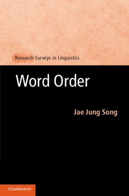 Book cover of: Word Order. By: Jae Jung Song