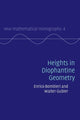 Book cover of: Heights in Diophantine Geometry. By: Enrico Bombieri