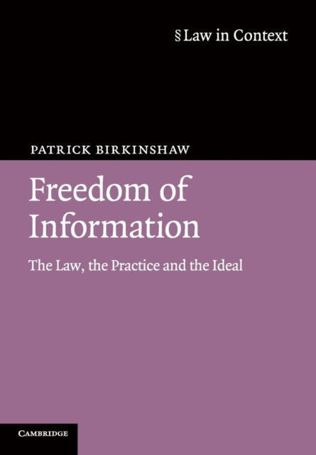 Book cover of: Freedom of Information