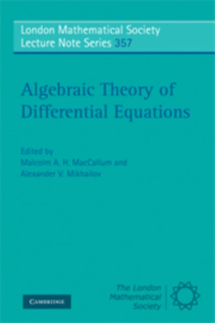 Algebraic Theory of Differential Equations