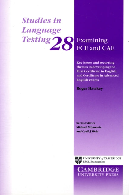 Book cover of: Examining FCE and CAE. By: Roger Hawkey
