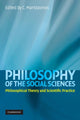 Book cover of: Philosophy of the Social Sciences