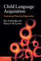 Book cover of: Child Language Acquisition. By: Ben Ambridge